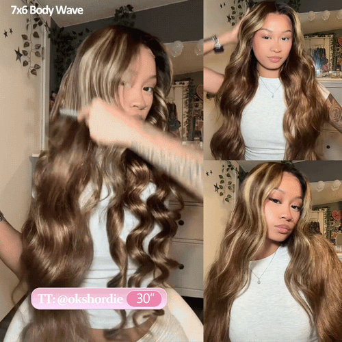 Special Offer | 13×6 Full Lace Black Roots with 4/27 Highlight Wig Human Hair Wig