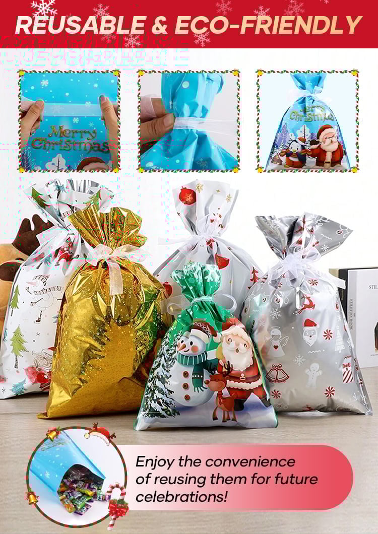 🎁Kringle Express 50-piece Gift Bag & Tags Set