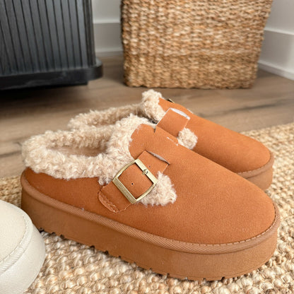 👢Buckle Platform Slippers